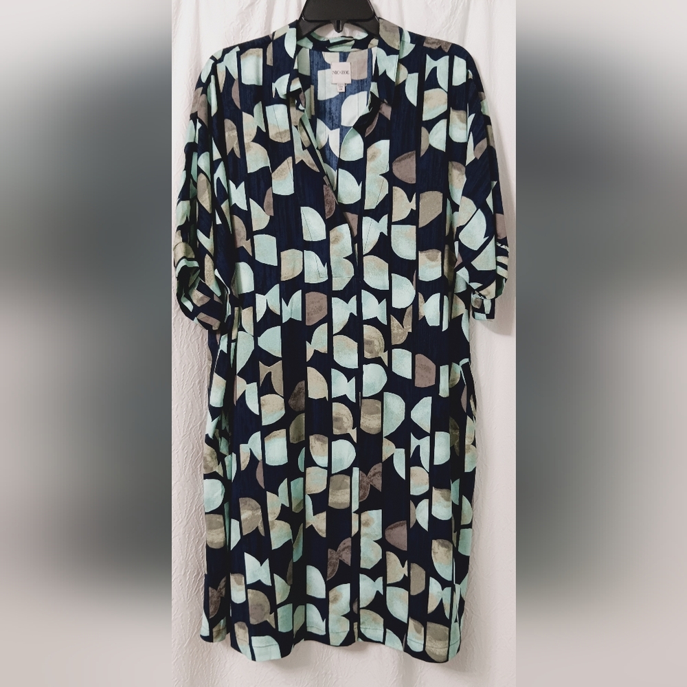 Euc Nic+Zoe Plus Circle Sequence Devon Dress Size… - image 4